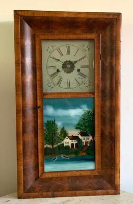 Sale Photo Thumbnail #4: Antique Ogee shelf clock, E. N. Welch, Forestville, Ct.