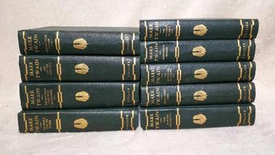 Mark twain collection 9 books 1918 edition, collier