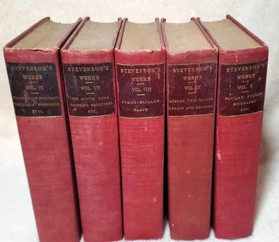 Works of robert louis stevenson c1906 davos press vol 6 10