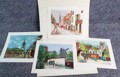 4 maurice urtrillo prints