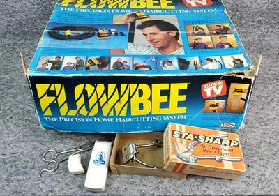 Vintage as seen on tv flowbee hair styler set grooming items