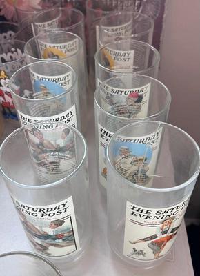 Vintage Saturday Evening Post Glasses