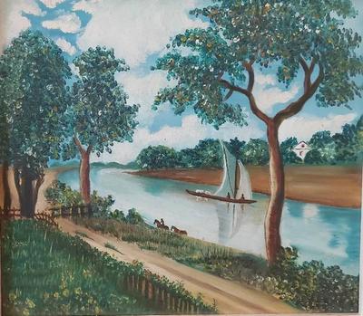 BEAUTIFUL ORIGINAL LANDSCAPE PAINTING