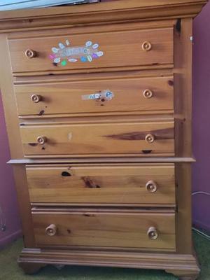 BROYHILL FONTANA 5-DRAWER TALLBOY DRESSER 