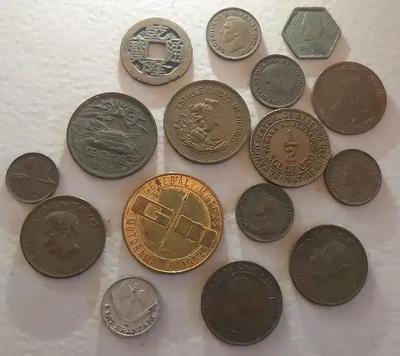 20TH CENTURY COINS FROM DIFFERENT COUNTRIES