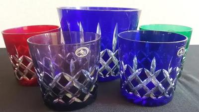 AJKA CRYSTAL BARWARE SET
