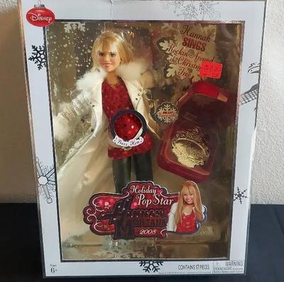 HOLIDAY HANNAH MONTANA 2008 DOLL