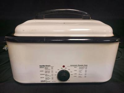 HAMILTON BEACH 18 QUART AUTOMATIC ROASTER OVEN