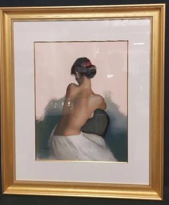 "FEMALE FIGURATIVE" ORIGINAL PAINTING BY DOMINGO