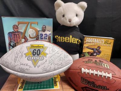 NFL STEELERS AND FOOTBALL FAN COLLECTION 