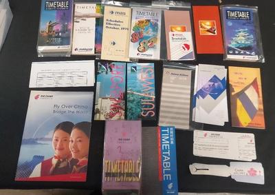 MALAYSIA AIRLINES, SILK AIR, ASIANA AIR, & AIR CHINA AIRLINE TIMETABLES