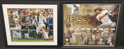 PAIR OF DEREK JETER MEMORABILIA ITEMS
