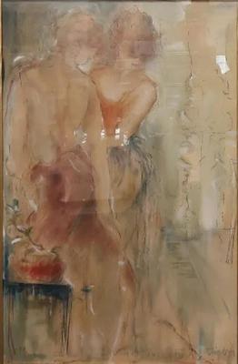 "STUDY OF DANCERS IV" LIMITED EDITION LITHOGRAPH BY TREBY