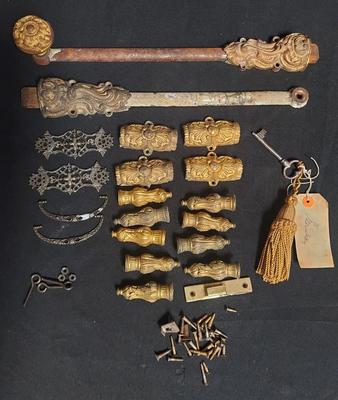ANTIQUE BRASS HARDWARE 