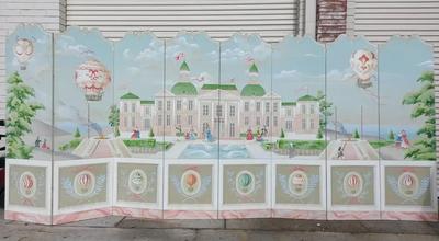 HUGE PANELED PROP/SCENERY PIECE