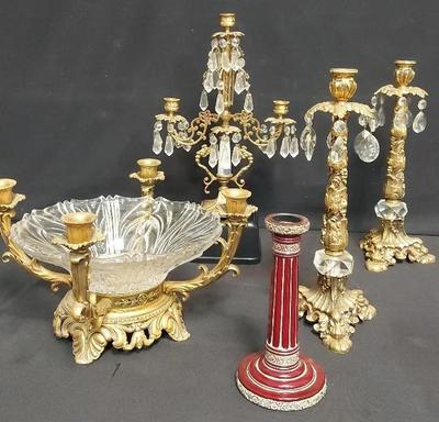FANCY CANDLEABRA LOT