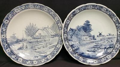 LARGE DELFT PLATES