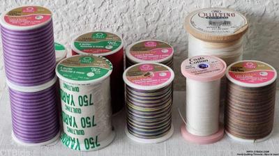 Hand quilting threads new used 1