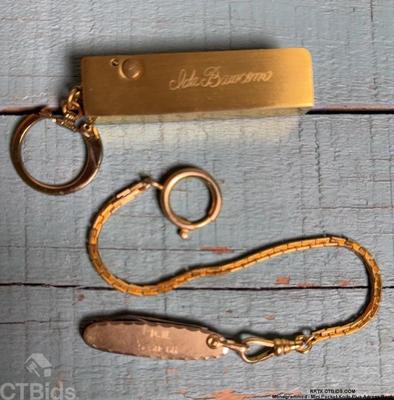 Monogrammed mini pocket 