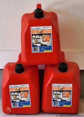 3 5 gallon gasoline containers 1