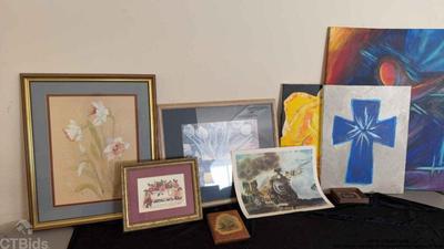 Wall decor variety of frames prints canvas 9 total 1