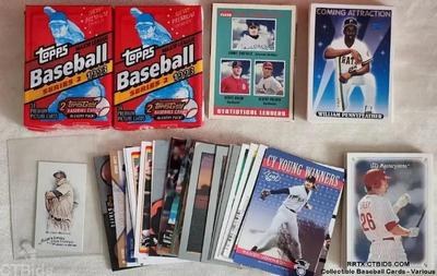 Collectible baseball cards various 1