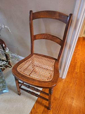 Cane bottom chair