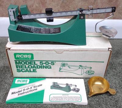 Sale Photo Thumbnail #93: RCBS Model 5 0 5 Reloading Scale w/ Original Box
