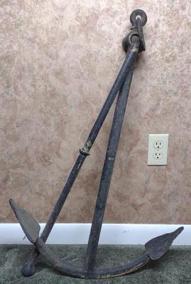 Sale Photo Thumbnail #228: Antique cast Iron Ship Anchor