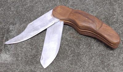 Sale Photo Thumbnail #111: Carved Wooden Pocket Knife Sculpture (17in)