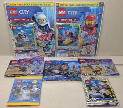 Sale Photo Thumbnail #164: 7 Sealed LEGO City Minifigure & Magazine Sets