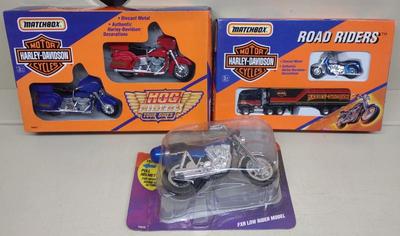 Sale Photo Thumbnail #279: Sealed Matchbox Harley Davidson Motorcycle Toys