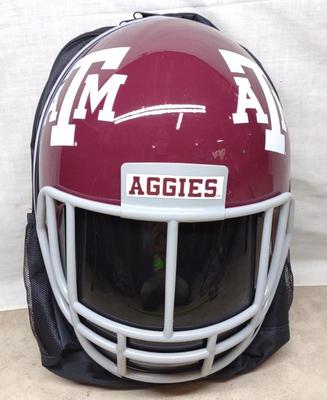 Sale Photo Thumbnail #483: Texas Aggies College Football Helmet Backpack New