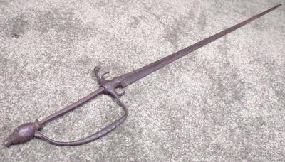 Sale Photo Thumbnail #35: Wrought Iron Sword (31" long)