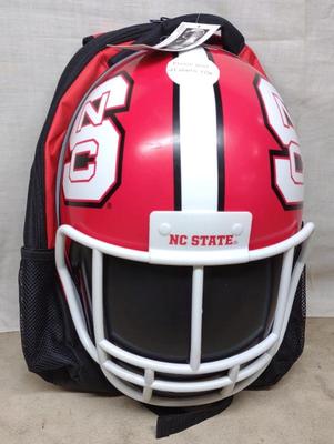 Sale Photo Thumbnail #475: NC State Wolfpack College Football Helmet Backpack