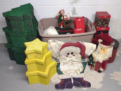 Sale Photo Thumbnail #544: Christmas Decoration Nesting Boxes & Decor