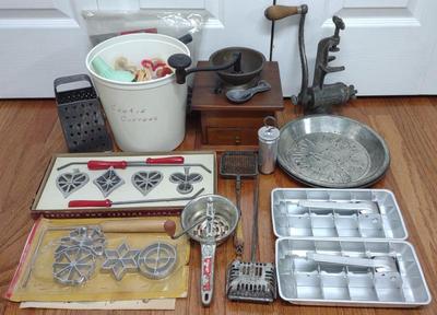 Sale Photo Thumbnail #240: Vintage Cookie Cutters, Kitchen Ware & Accessories