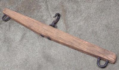Sale Photo Thumbnail #342: Antique Wood & Iron Horse Yoke / Hitch