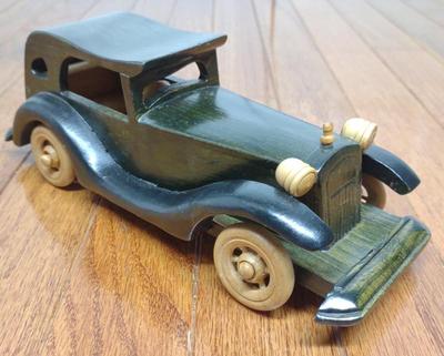 Sale Photo Thumbnail #127: Wooden Replica Model of Antique Car
