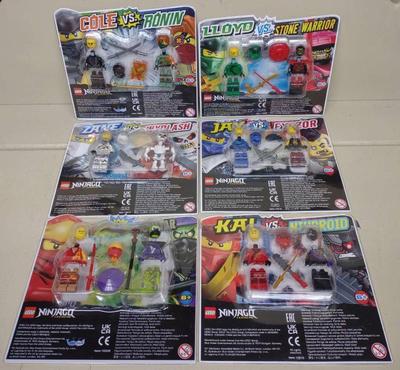 Sale Photo Thumbnail #152: 6 Sealed LEGO Ninjago Minifigure Sets