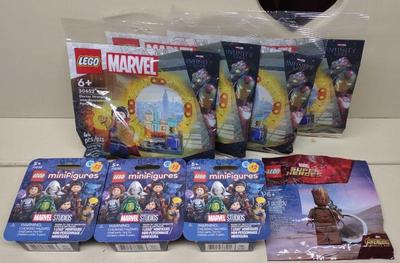 Sale Photo Thumbnail #166: 8 Sealed LEGO Marvel Minifigure Sets