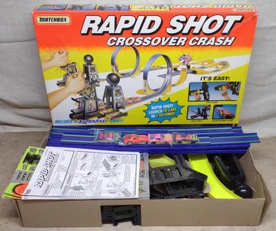 Sale Photo Thumbnail #271: 1993 Matchbox Rapid Shot Crossover Crash Set