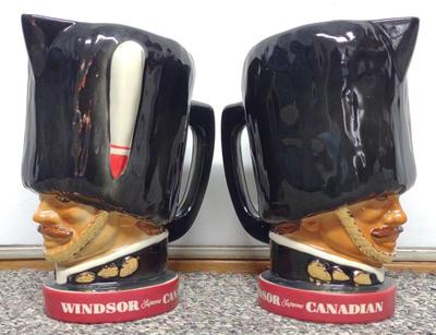 Sale Photo Thumbnail #402: 2 Windsor Supreme Canadian Whiskey Pitchers