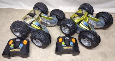 Sale Photo Thumbnail #501: 2 Tyco Vertigo RC Toy Cars w/ Controllers