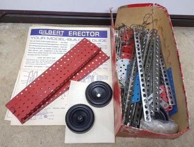 Sale Photo Thumbnail #407: Vintage Erector Set w/ Pamphlet