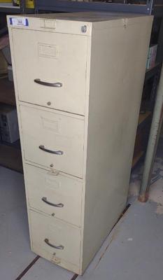 Sale Photo Thumbnail #575: 4 Drawer Metal File Cabinet