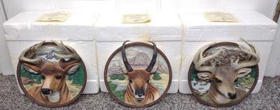 Sale Photo Thumbnail #282: 3 Natures Nobility Bradford 3D Deer Plates