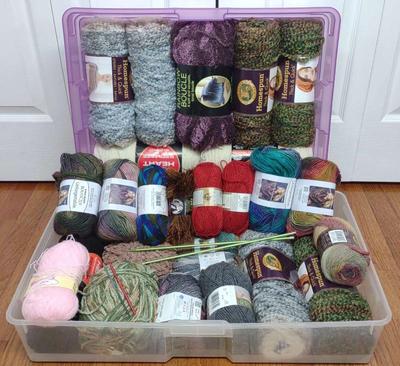 Sale Photo Thumbnail #123: Skeins of Yarn - C