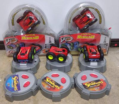 Sale Photo Thumbnail #431: 5 Tyco Rebound RC Car Toys