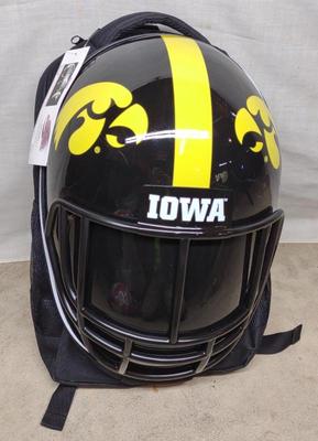 Sale Photo Thumbnail #473: Iowa Hawkeyes College Football Helmet Backpack New